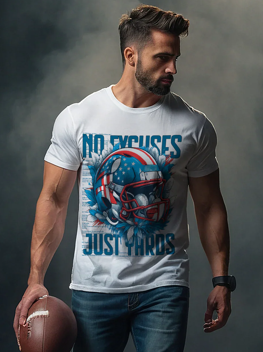 026 - No Excuses, Just Yards - T-shirt