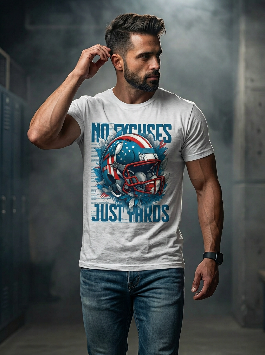 026 - No Excuses, Just Yards - T-shirt