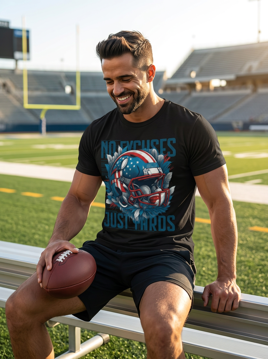 026 - No Excuses, Just Yards - T-shirt