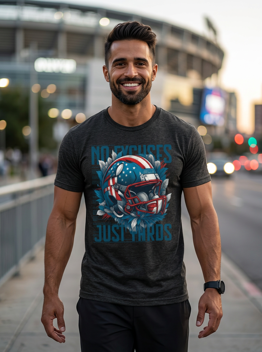 026 - No Excuses, Just Yards - T-shirt