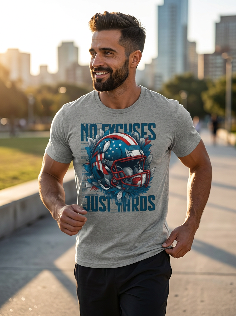 026 - No Excuses, Just Yards - T-shirt