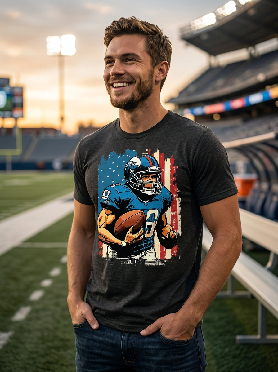 006 - Flag and Passion T-shirt