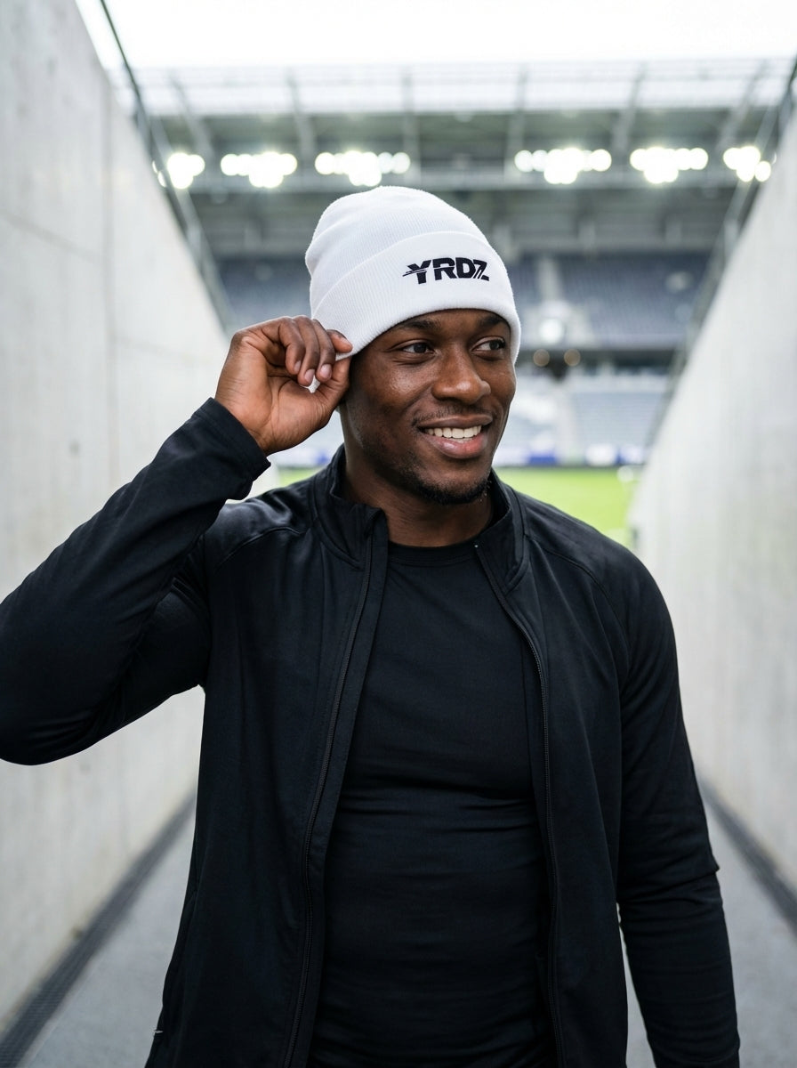 016 - Embroidered Beanie Black Logo