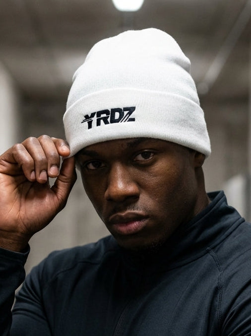 016 - Embroidered Beanie Black Logo