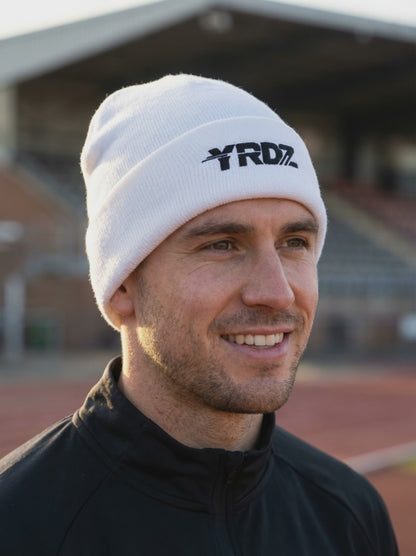 016 - Embroidered Beanie Black Logo